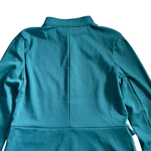 Tommy Hilfiger Forrest Green Standing Round Collar Suit Jacket Size 8 NWT - Picture 7 of 14